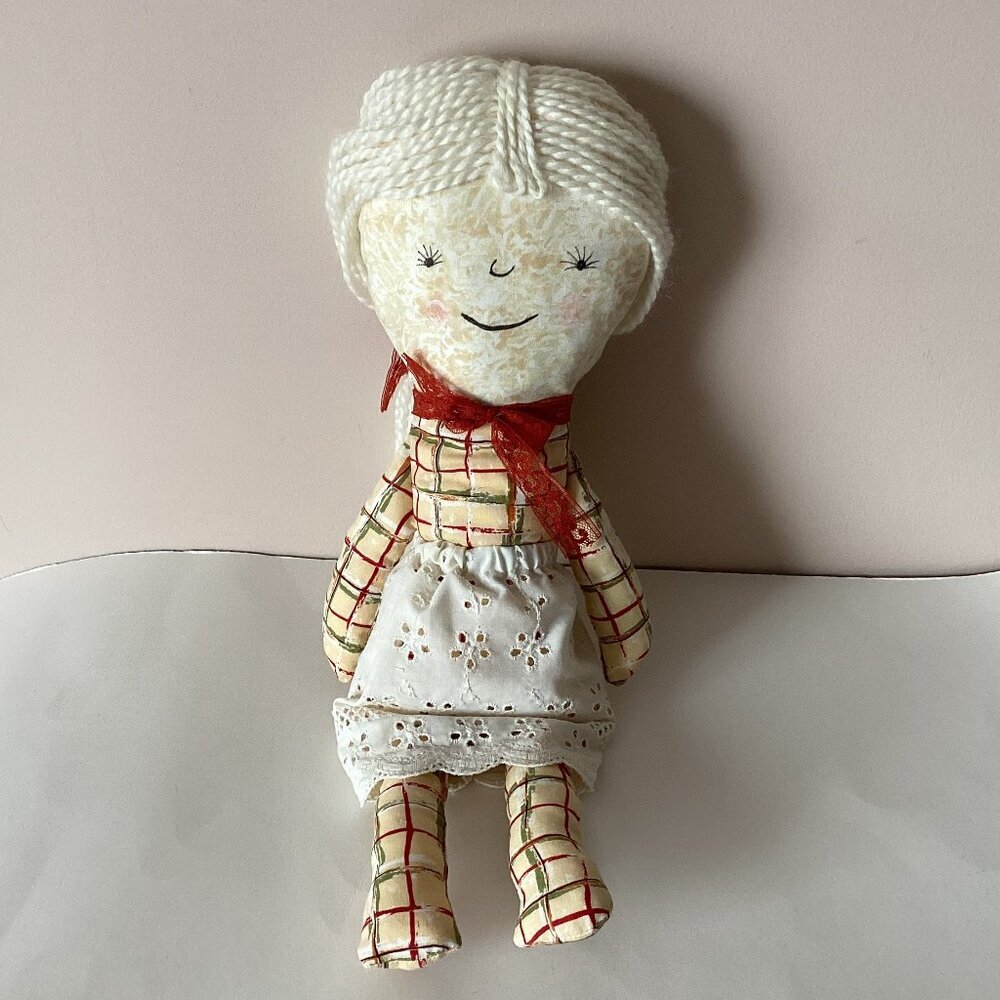New Handmade Rag Doll Soft Toy A Great Girls Gift